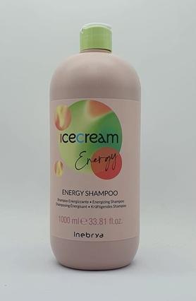 Inebrya Ice Cream Energy szampon przeciw wypadaniu włosów 1000ml (1000 ml, Shampoing liquide)