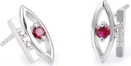 Produktbild Breuning OHRSCHMUCK - E.RUBIN DUNKEL AA 14 (Exklusiv)/Brill (750/18 K Gold)