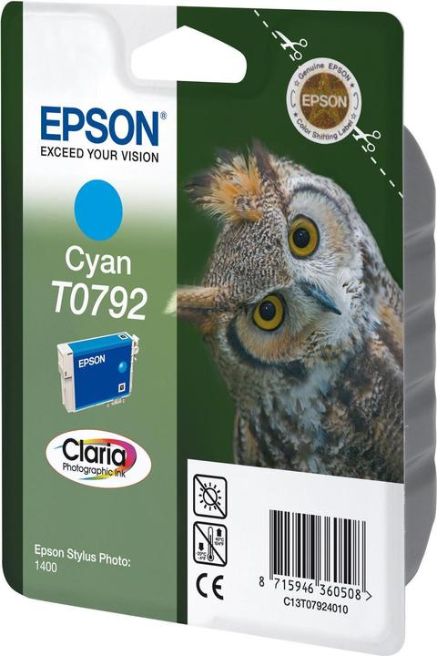 Produktbild Epson T0792 Claria Photographic (C)