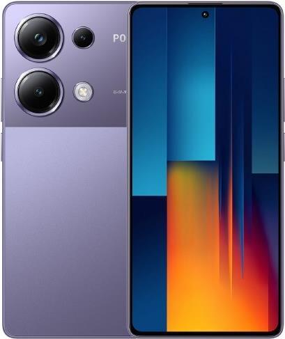Actual product image Xiaomi Poco M6 Pro (256 GB, Purple, 6.67", Hybrid Dual SIM, 64 Mpx, 4G)