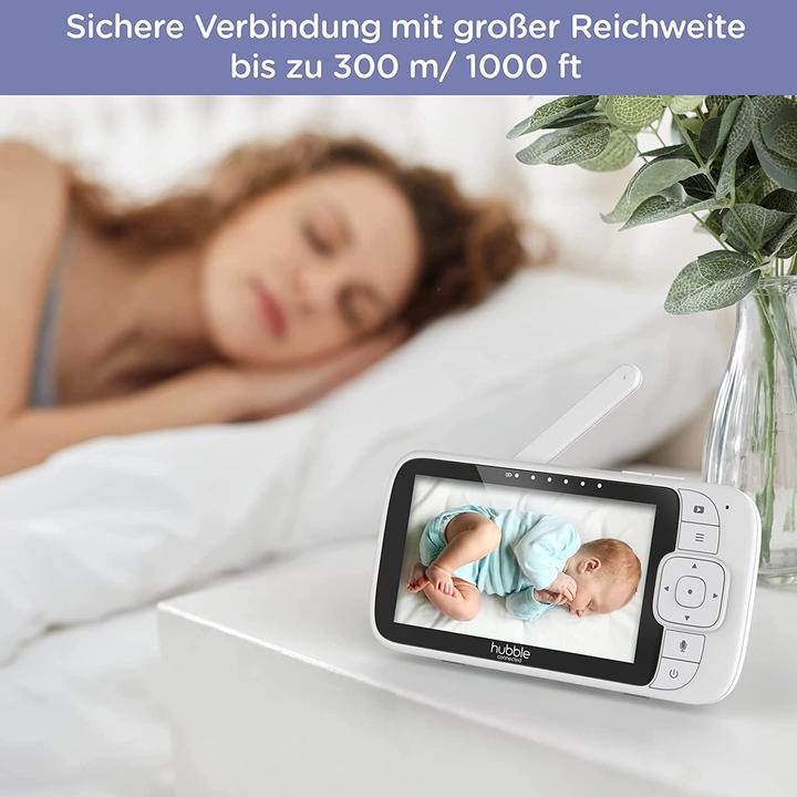 Actual product image Hubble Connected Baby Monitor with 2 Cameras (Video & Audio, 300 m)