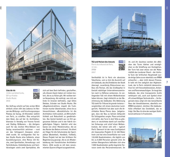 Actual product image Architekturführer Paris (German, Jean-Philippe Hugron, 2024)