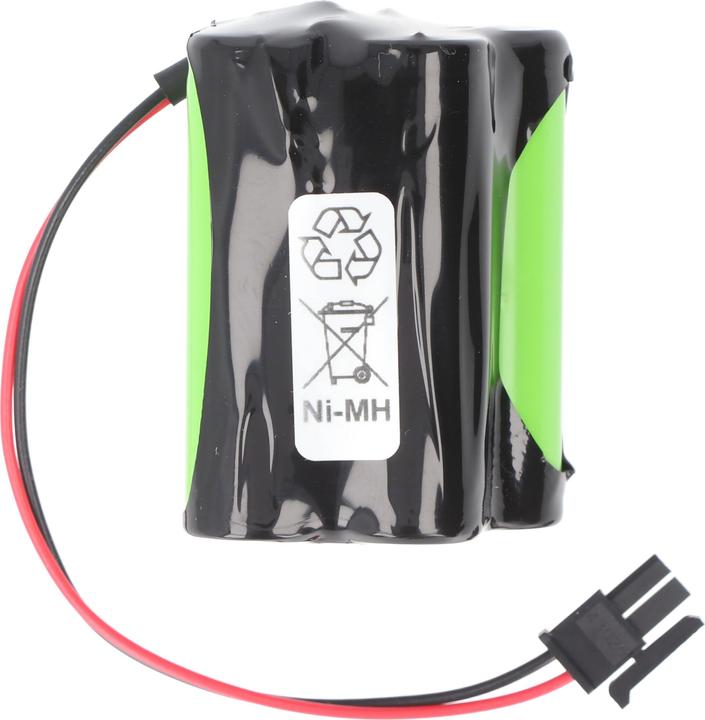 Produktbild XCell Notleuchtenakku NiMH 4,8V 1100mAh F2+2 Mignon AA mit 150mm Kabel & Stecker ersetzt Inotec 890014 (1 Stk., Gerätespezifisch, 1100 mAh, Ladegerät inkl. Akku)