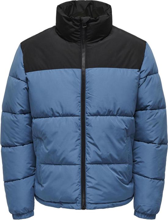 Only & Sons High Neck Wattierte Jacke (XL)