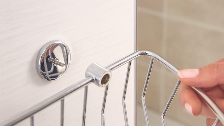Produktbild tesa DRAAD Duschkorb inkl. Klebelösung ohne Bohren