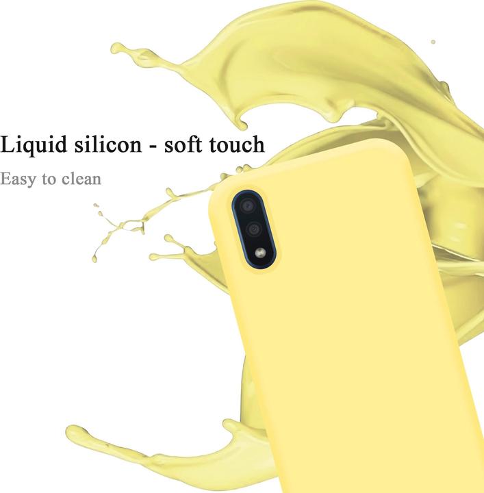 Actual product image Cadorabo TPU Liquid Silicone Case Cover (Samsung Galaxy A01)