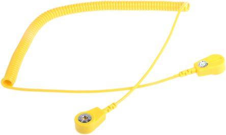Actual product image Rs Pro 4mm Stud Press Stud ESD Grounding Cord 2m L (Static protection)