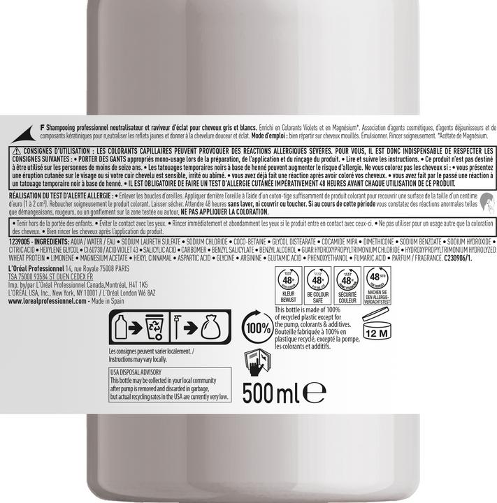 Actual product image L'Oréal Professionnel Serie Expert Silver (500 ml, Liquid shampoo)