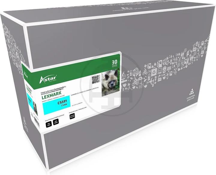 Actual product image Astar AS20372 LEXMARK 20N2HC0 CS/CX