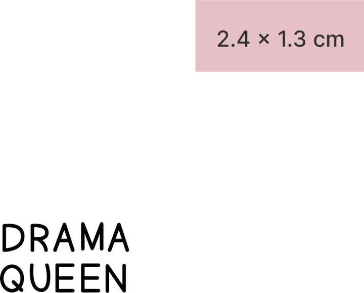 Image du produit minink Tatouage temporaire - DRAMA QUEEN