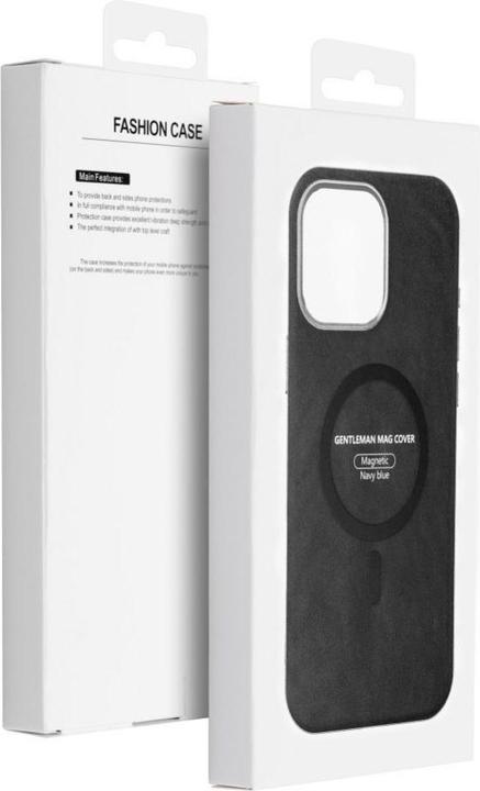Immagine prodotto OEM Back panel cover GENTLEMAN MAG COVER Case compatible with MagSafe for IPHONE 12 PRO black (Apple iPhone 12 Pro)