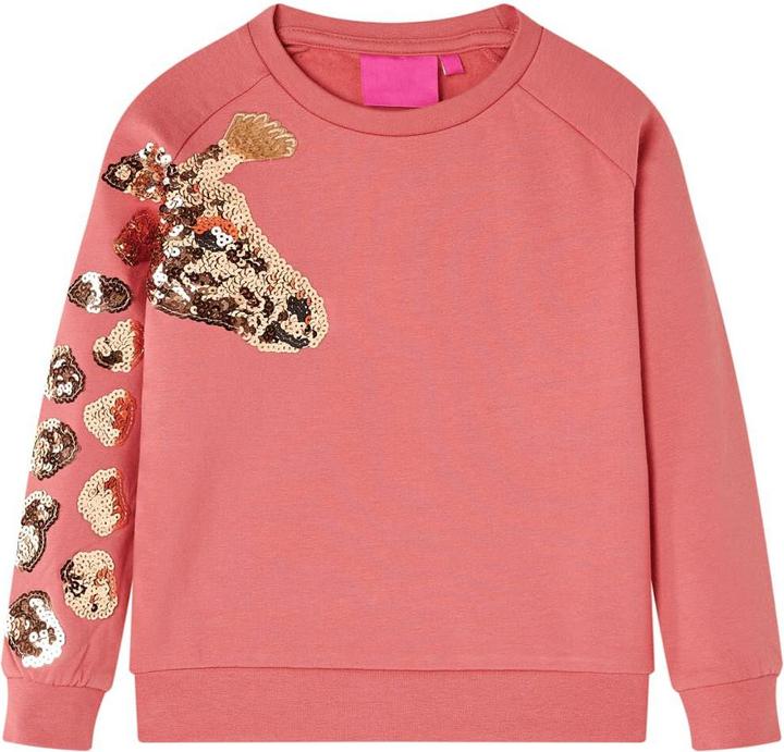 VidaXL Kinder-Sweatshirt Altrosa 104,Material: 95 % Baumwolle. 5 (104)