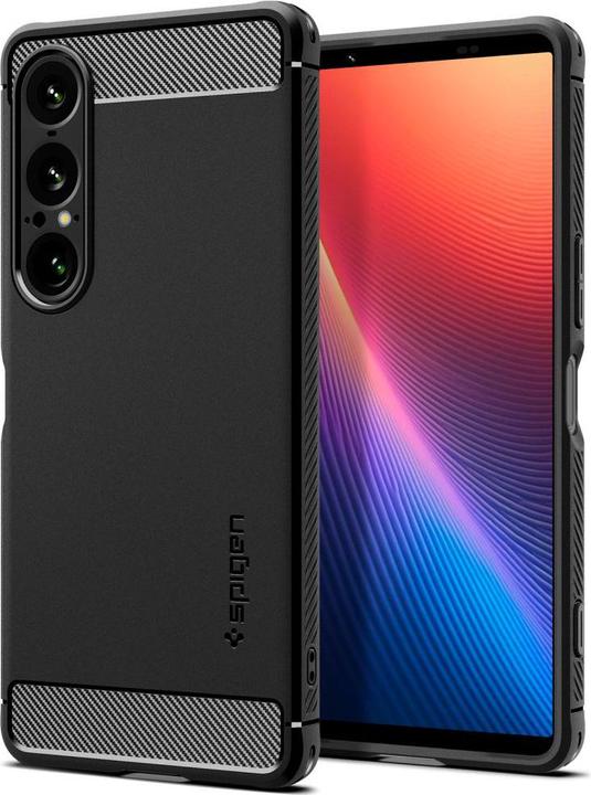 Image du produit Spigen - Rugged Armor - Sony Xperia 1 VII - Matte Black (Sony Xperia 1 VI)