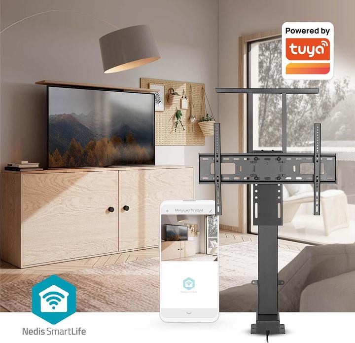 Image du produit Nedis Support TV motorisé - 37-80" - poids d'écran maximal supporté : 60 kg - Built-in Sc (80", 60 kg)