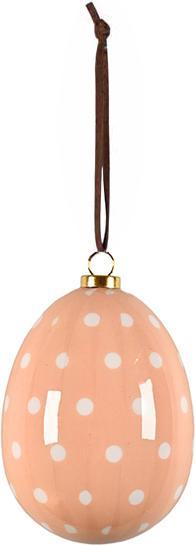 Det Gamle Apotek DGA - Easter Egg - Orange dot (1 x, 8 x 6 cm)