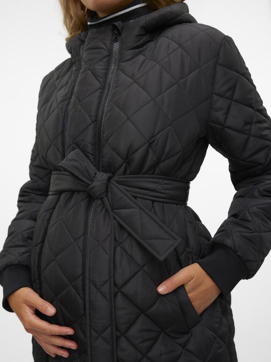 Actual product image Mamalicious Round neck Ribbed cuffs Quilted jacket Jacket (M)