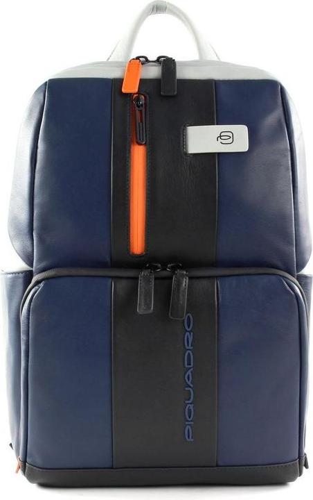 Produktbild Piquadro Urban Computer, Leather Backpack, Blue/Grey, Laptop Compartiment