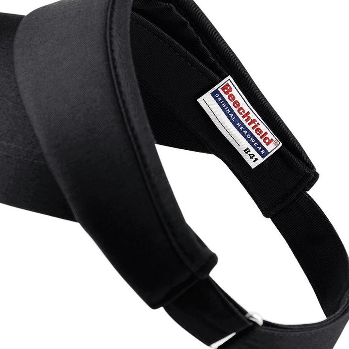 Actual product image Beechfield Sport Visor peaked cap (2 pieces pack) (One size)