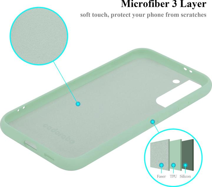Actual product image Cadorabo TPU Liquid Silicone Case Cover (Samsung Galaxy S21 5G)