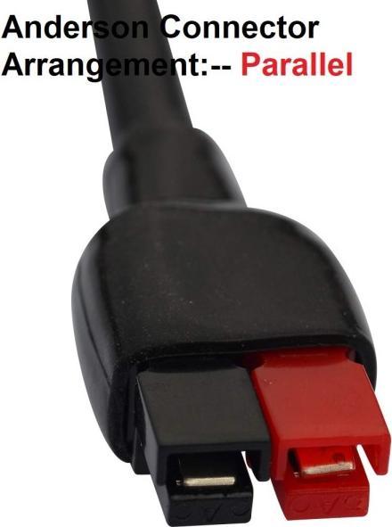 Produktbild SolarEnz Adapterkabel Anderson Power Pole parallel auf DC8mm (Solarstecker)