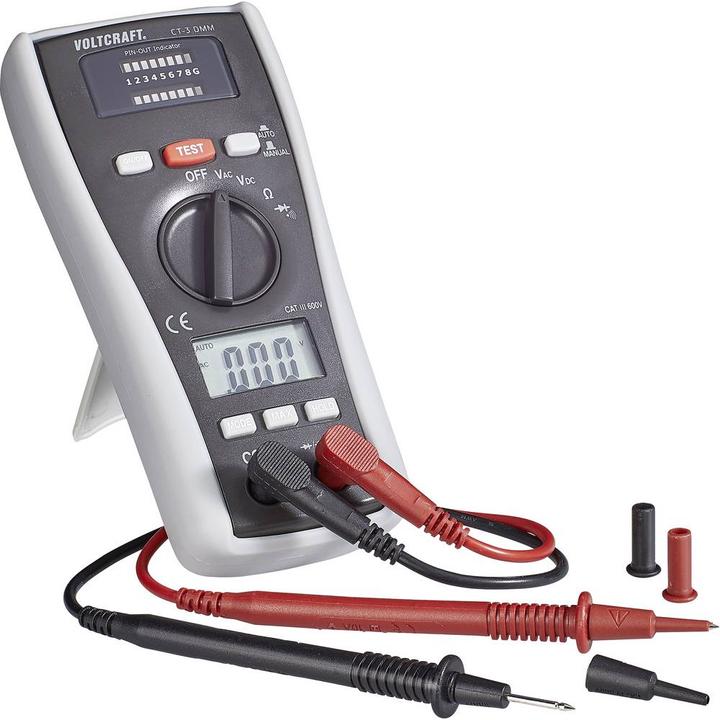 Produktbild Voltcraft Multimeter mit Kabeltester (CAT III 500V)