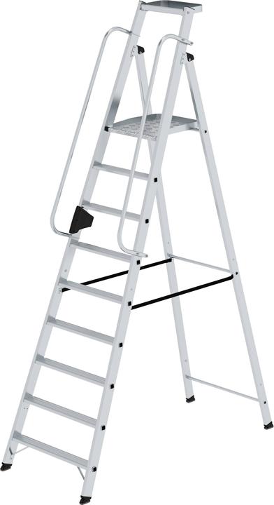 Produktbild Munk Plattformleiter 9 Stufen mit Ablageschale (Plattformleiter, 175 cm)