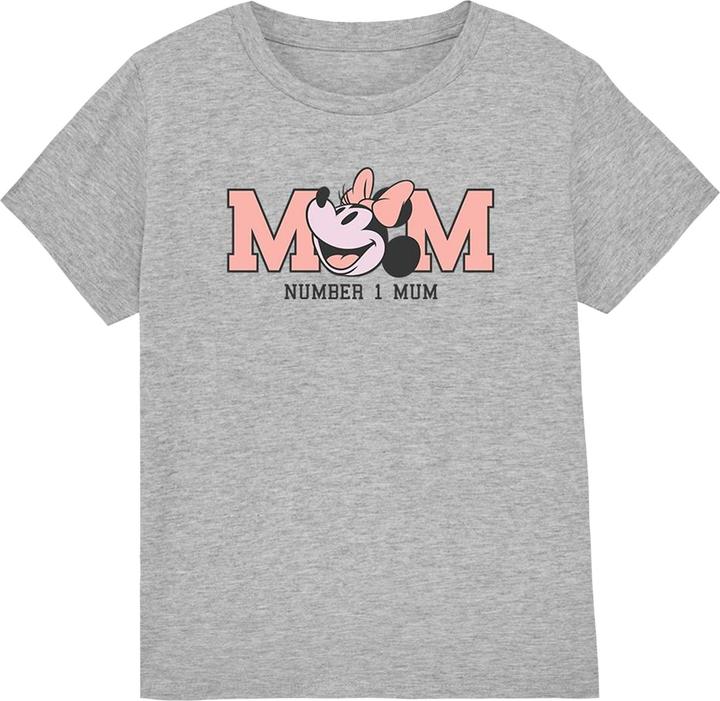 Actual product image Disney Childrens/Kids Number 1 Mum Minnie Mouse Mothers Day T-Shirt (128)