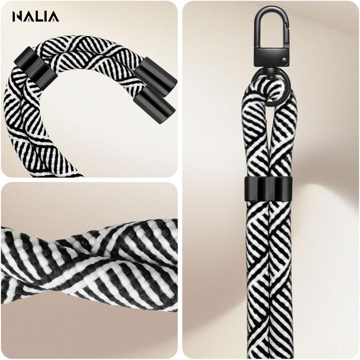 Produktbild Nalia HoldMe Lanyard Handykette - Universal Trageband für Smartphones - Verstellbar, Soft & Elastisch