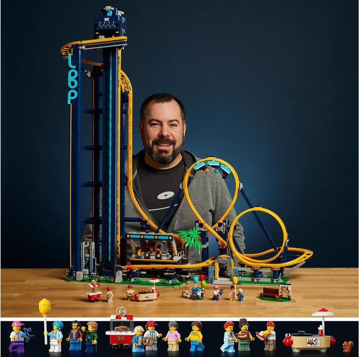 Productafbeelding LEGO Lusvormige achtbaan (10303, LEGO Icons, LEGO Zeldzame Sets)