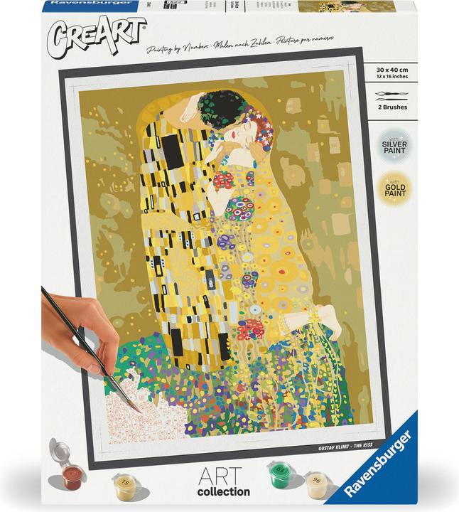 Actual product image Ravensburger CreArt Klimt The Kiss