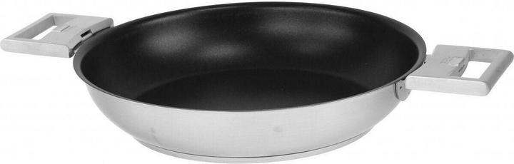 Actual product image Cristel Strate Amovible stainless steel non stick high Ø28cm (28 cm, Frying pan, Stainless steel)