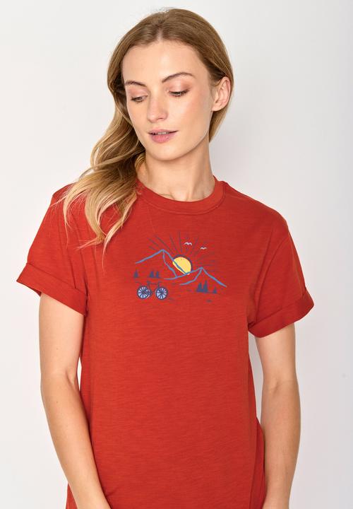 Produktbild Greenbomb Women's Nature Sunset Ride Stop T-Shirt (S)