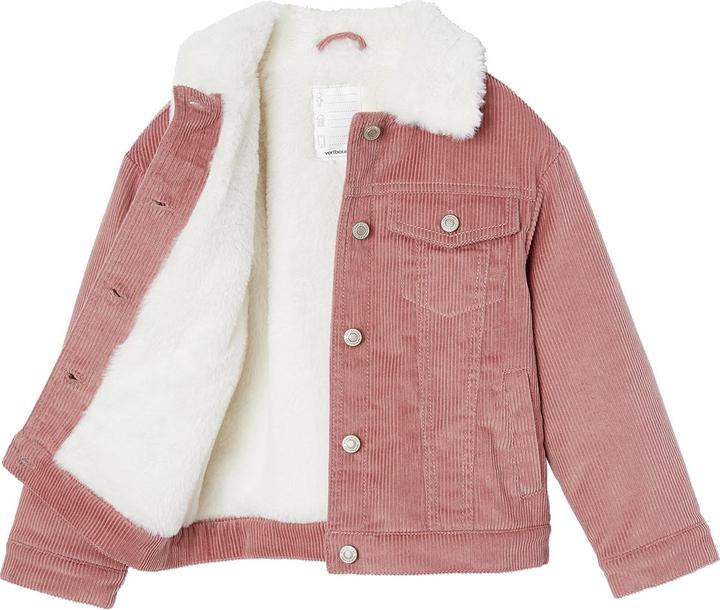 Produktbild Vertbaudet Mädchen Cordjacke mit Kuschelfutter und Recycling-Polyester (128)