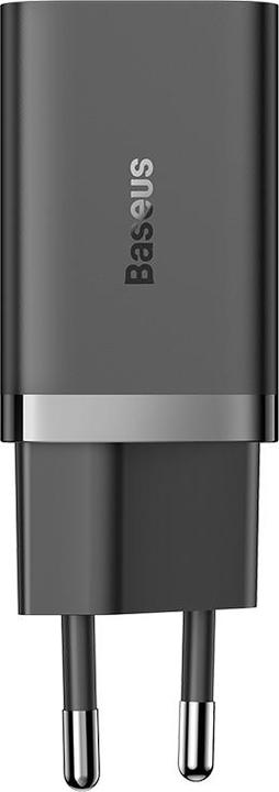 Image du produit Baseus Chargeur mural GaN5 40W, 2x USB C (Noir) (40 W)