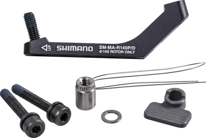 Actual product image Shimano Flat mount road disc brake adapter PM/FM 140mm rear