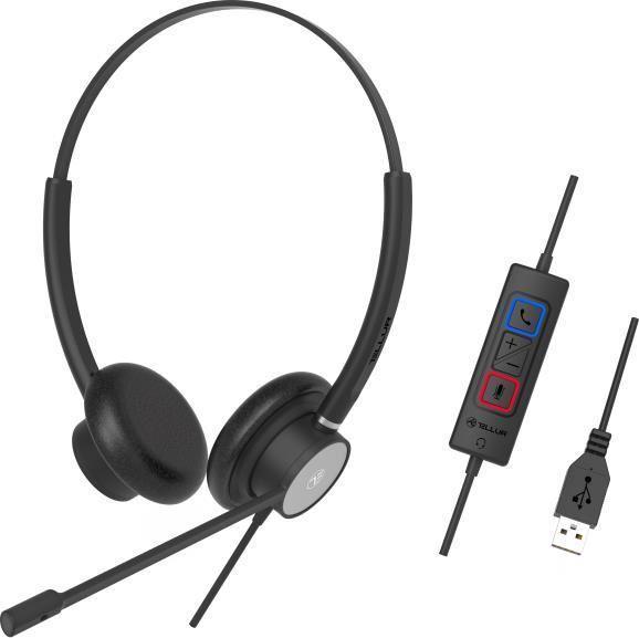 Image du produit Tellur Voice 320 wired headset binaural black (ANC, Filaire)