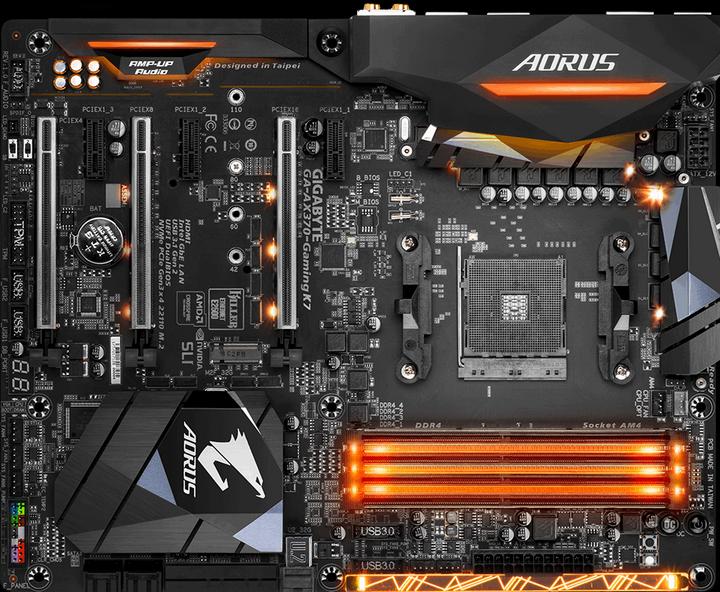 Produktbild Gigabyte Aorus GA-AX370 Gaming K7 (AM4, AMD X370, ATX)