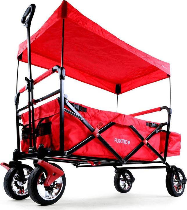 Produktbild Fuxtec Bollerwagen FX-CT500 mit Sonnendach ROT