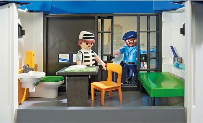 Image du produit Playmobil Commissariat de police avec prison (6872, Playmobil City Action)