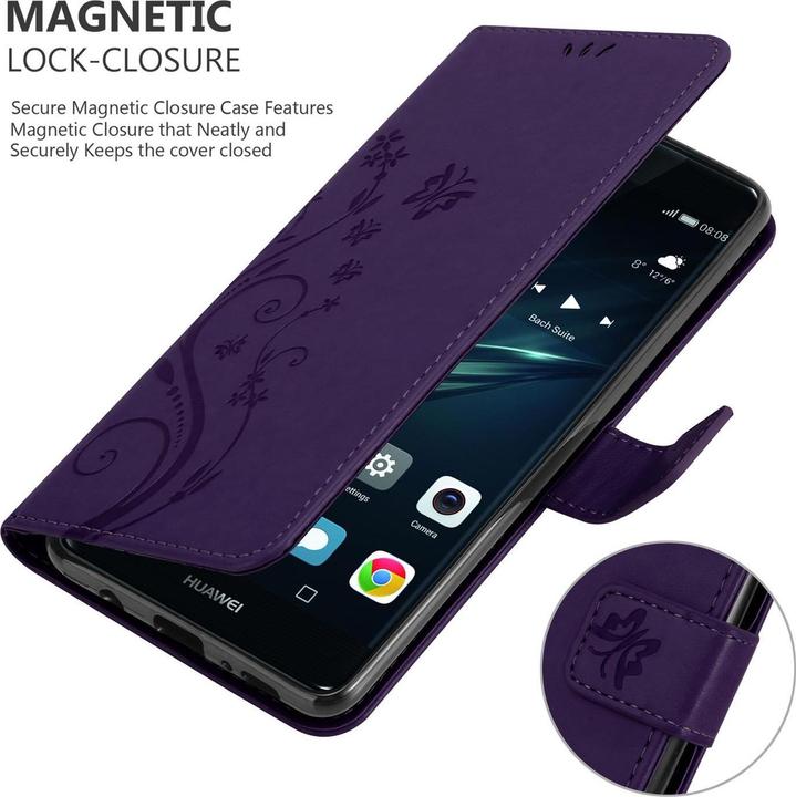 Image du produit Cadorabo Couverture du livre de fleurs (Huawei P9 Plus)