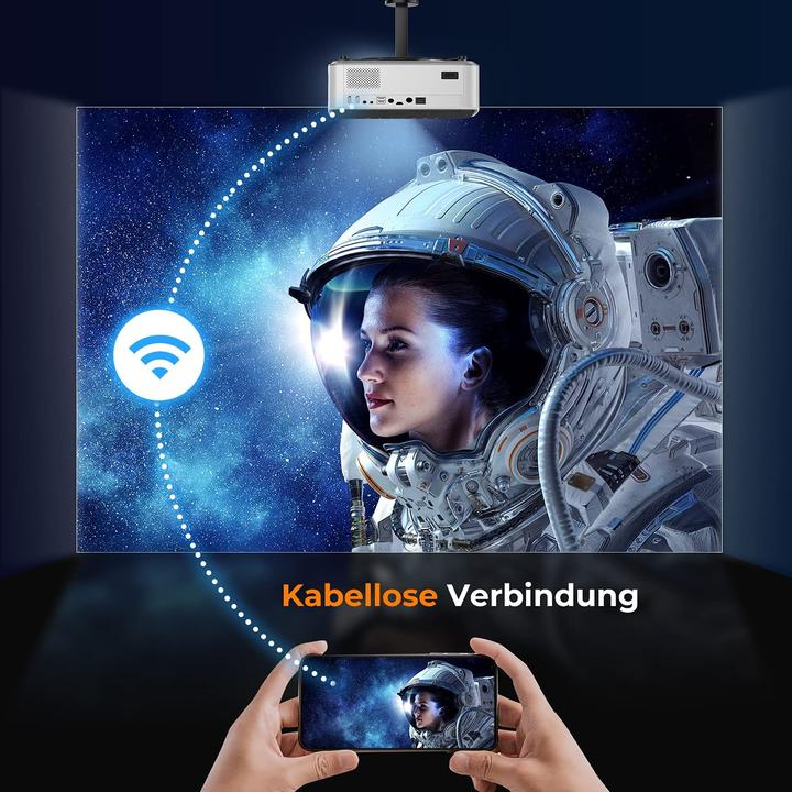 Immagine prodotto Yaber Proiettore Home Cinema V6 (Full HD, 8500 lm, 1.5:1)