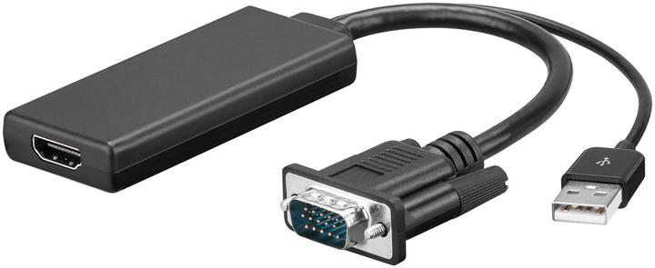 Image du produit Goobay VGA — HDMI (Typ A) (USB-A, HDMI, 10 cm)