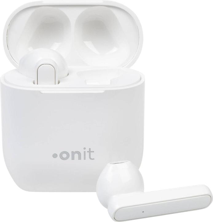 Actual product image Onit True Wireless In-Ear Headphones Entry White (No noise cancelling, 3 h, Wireless)