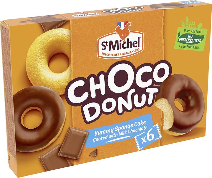 Produktbild St.Michel Doonuts gekrönt mit Schokolade 180 g (1 Stk., 230 g)