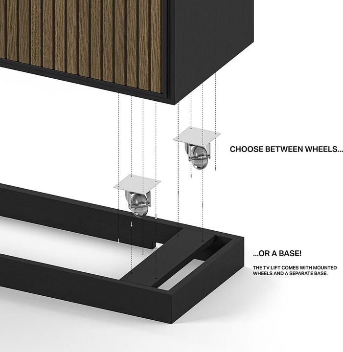 Immagine prodotto Multibrackets Mobili TV-Lift Slim con sistema di sollevamento (55", 50 kg)
