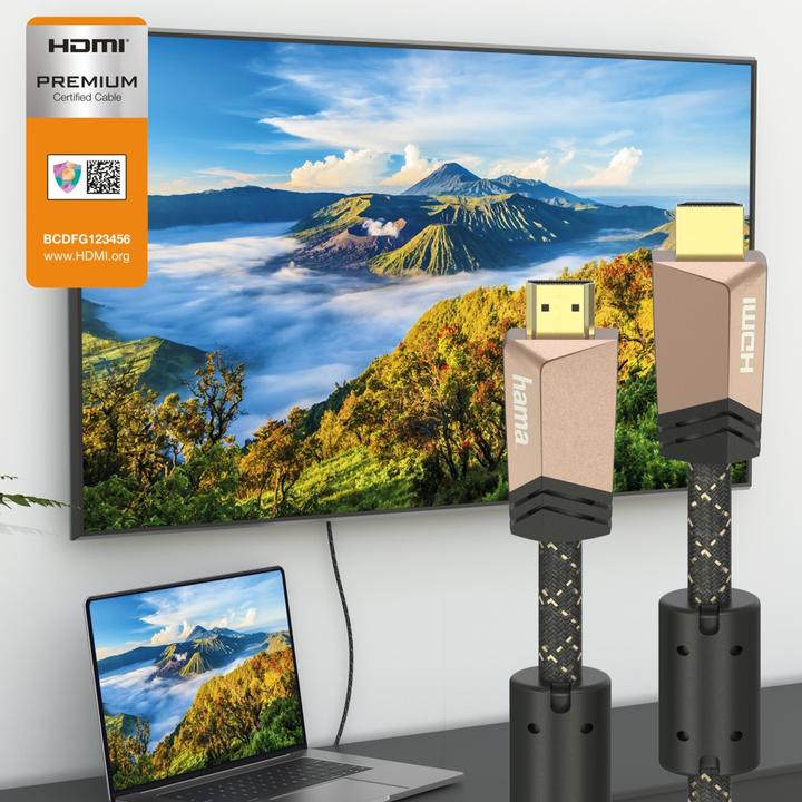 Produktbild Hama HDMI (Typ A) — HDMI (Typ A) (1.50 m, HDMI)