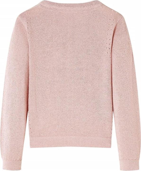 Actual product image VidaXL Children's cardigan pale pink 116,Material: 97 % cotton. 3 (116)