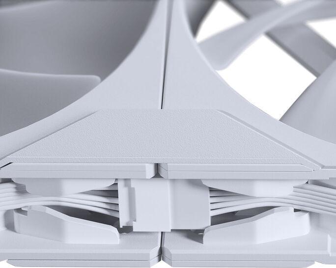 Actual product image Phanteks M25 Gen2 PWM D-RGB fan - 120mm, white (120 mm, 1 x)