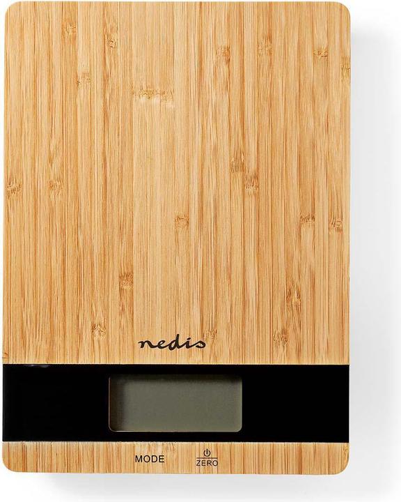 Immagine prodotto Nedis Bilancia da cucina digitale Legno/Plastica Legno Legno