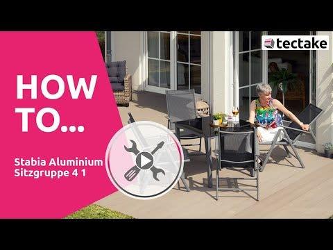 Produktbild tectake Sitzgruppe (86.50 cm)